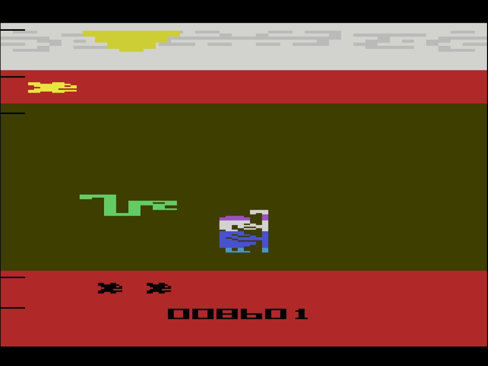 Gameplay of Red Sea Crossing for Atari 2600